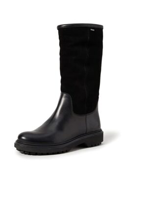 Bottes pour femme respirantes, au charme urbain et au look recherché. Indispensables pour ajouter une touche contemporaine aux tenues métropolitaines, les Iridea présentent une tige noire particulière qui associe cuir lisse et matière à effet cuir brodée. Originales et confortables, ces chaussures possèdent une semelle extérieure crantée qui garantit équilibre, excellente étanchéité et une agréable sensation de bien-être à chaque pas.