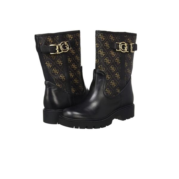 GUESS Bottes à lacets Vaney avec détails matelassés. GUESS. Bottes lacets noires pour ... Bottes Guess BABEEACTIVE LADY