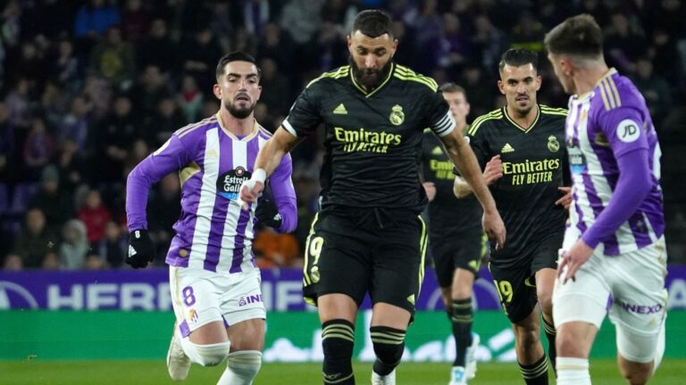 Le Real Madrid vainqueur à Valladolid, grâce à un doublé de Benzema