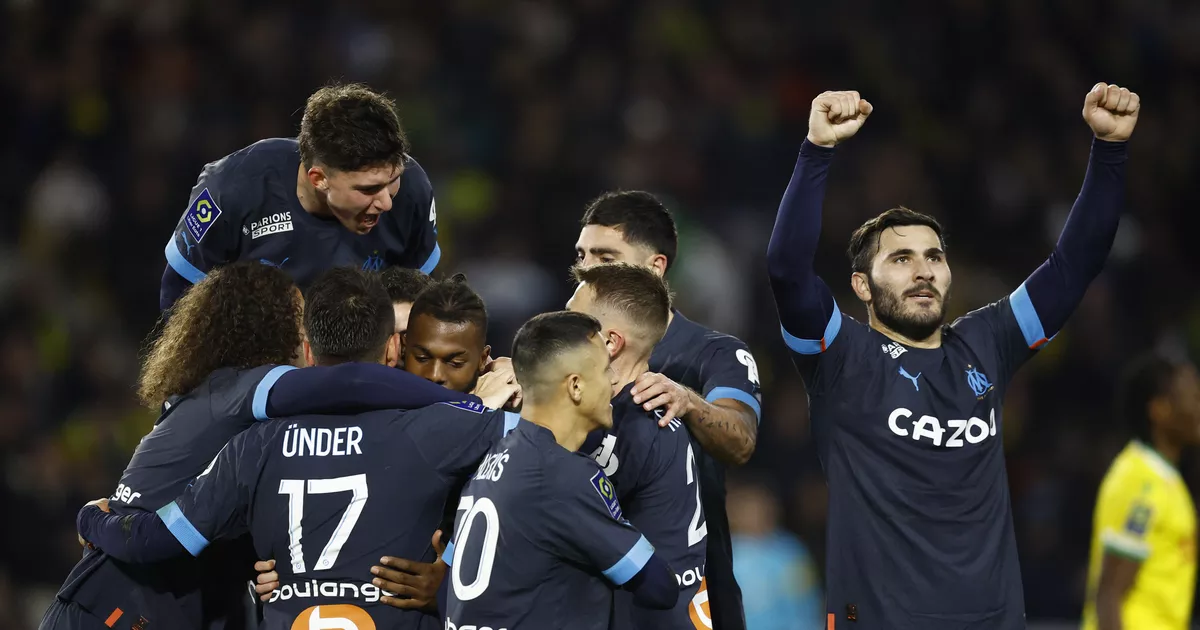 L'OM s'impose face au FC Nantes au Stade de La Beaujoire, victoire 2-0