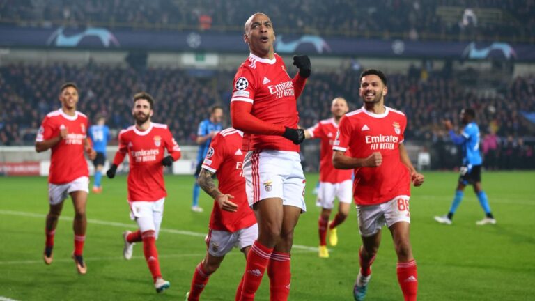 Le Benfica s’impose face au club de Bruges