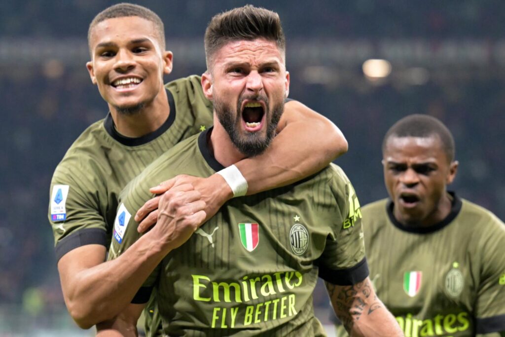 Le Milan AC gagne contre le Torino Serie A (1-0) ,Giroud sauve le milan ac 