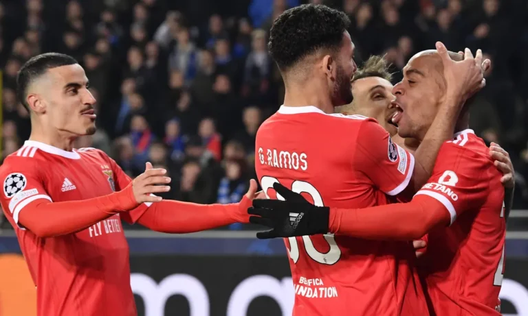 Benfica écrase Bruges