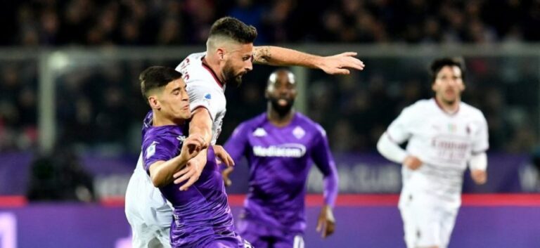 L’AC Milan tombe à Fiorentina