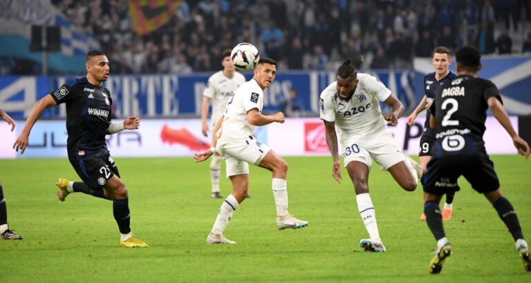 l'OM accroché par Strasbourg (2-2) Ligue 1