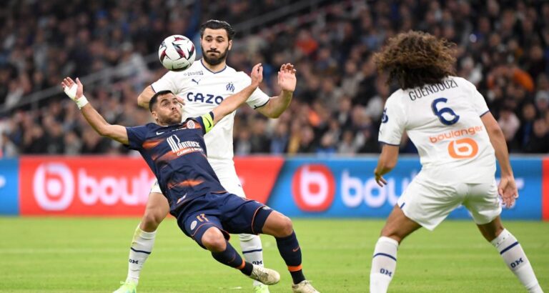 L'OM accroché par Montpellier et arrange le PSG (1-1) Ligue 1