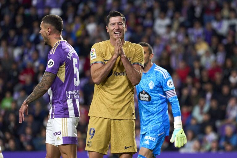 Le Barça déjà champion s’incline à Valladolid