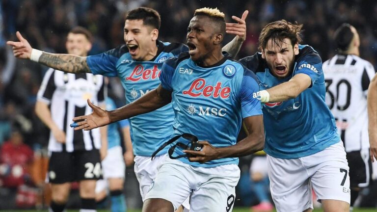 Napoli champion d’Italie sur la pelouse de l’Udinese