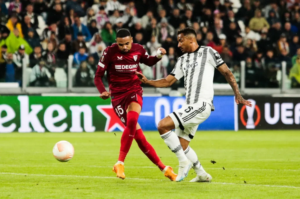 Séville se lâche dans le temps mort  face à la Juventus (1-1) Europa League