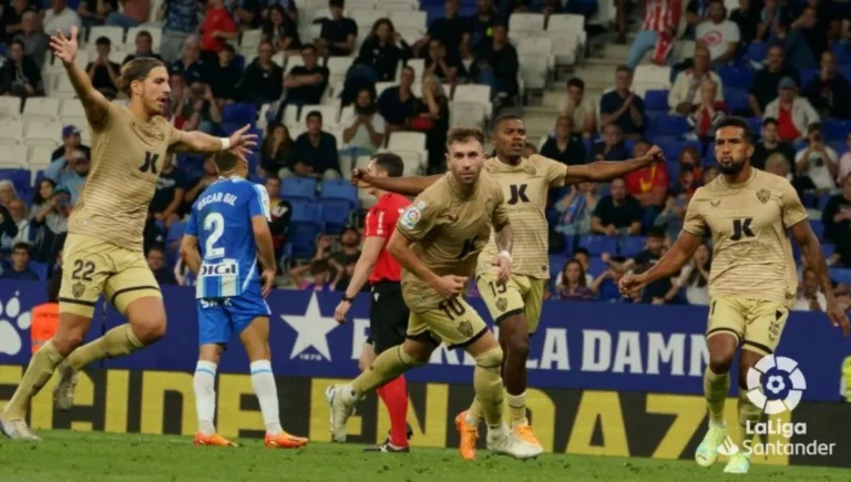  L’Espanyol déjà relégué a failli chuter Almeria en division 2