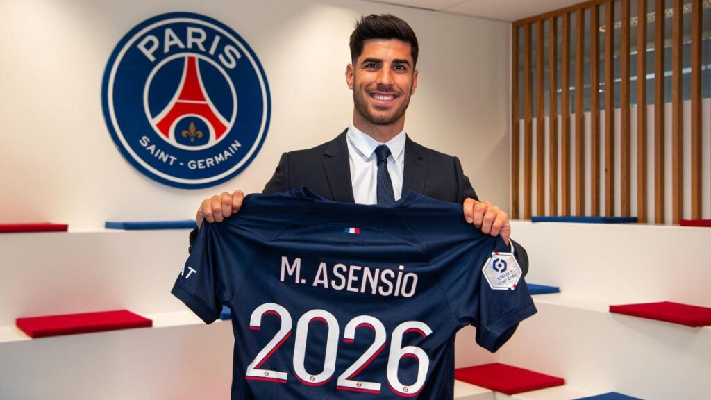 Marco Asensio rejoint officiellement le PSG jusqu'en 2026