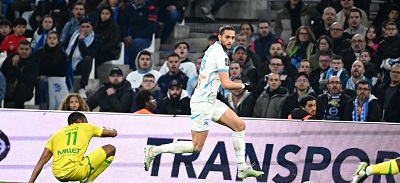 L'Olympique de Marseille s'impose sans convaincre contre Nantes